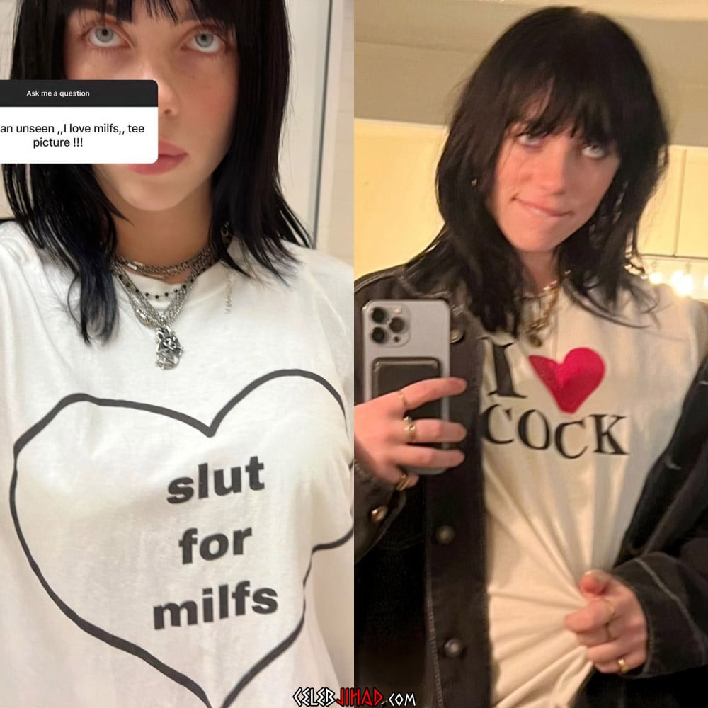 Billie Eilish MILF cock t-shirt