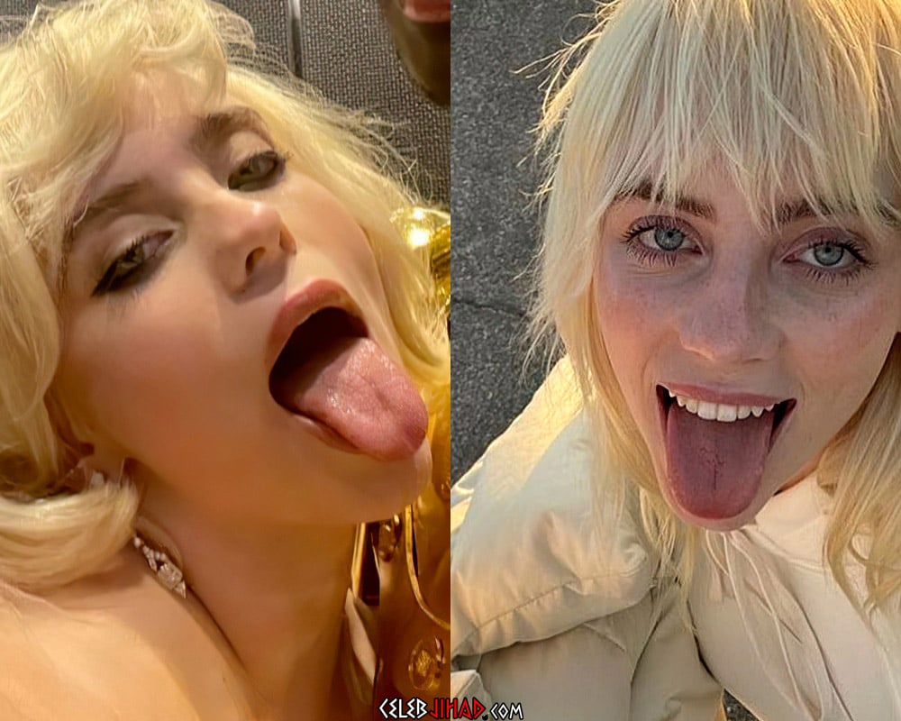 Billie Eilish tongue