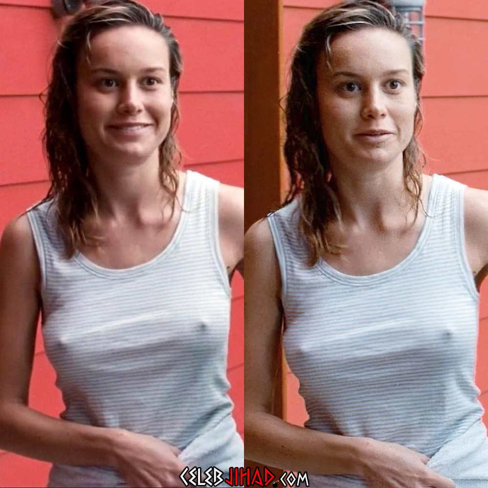 Brie larson nipples