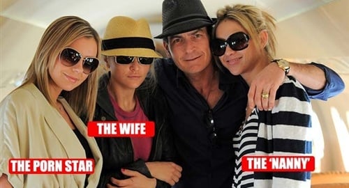 Charlie Sheen Foursome With Wife, Girlfriend, &amp; Porn Star