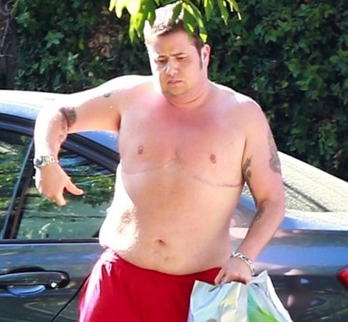 Chaz Bono shirtless