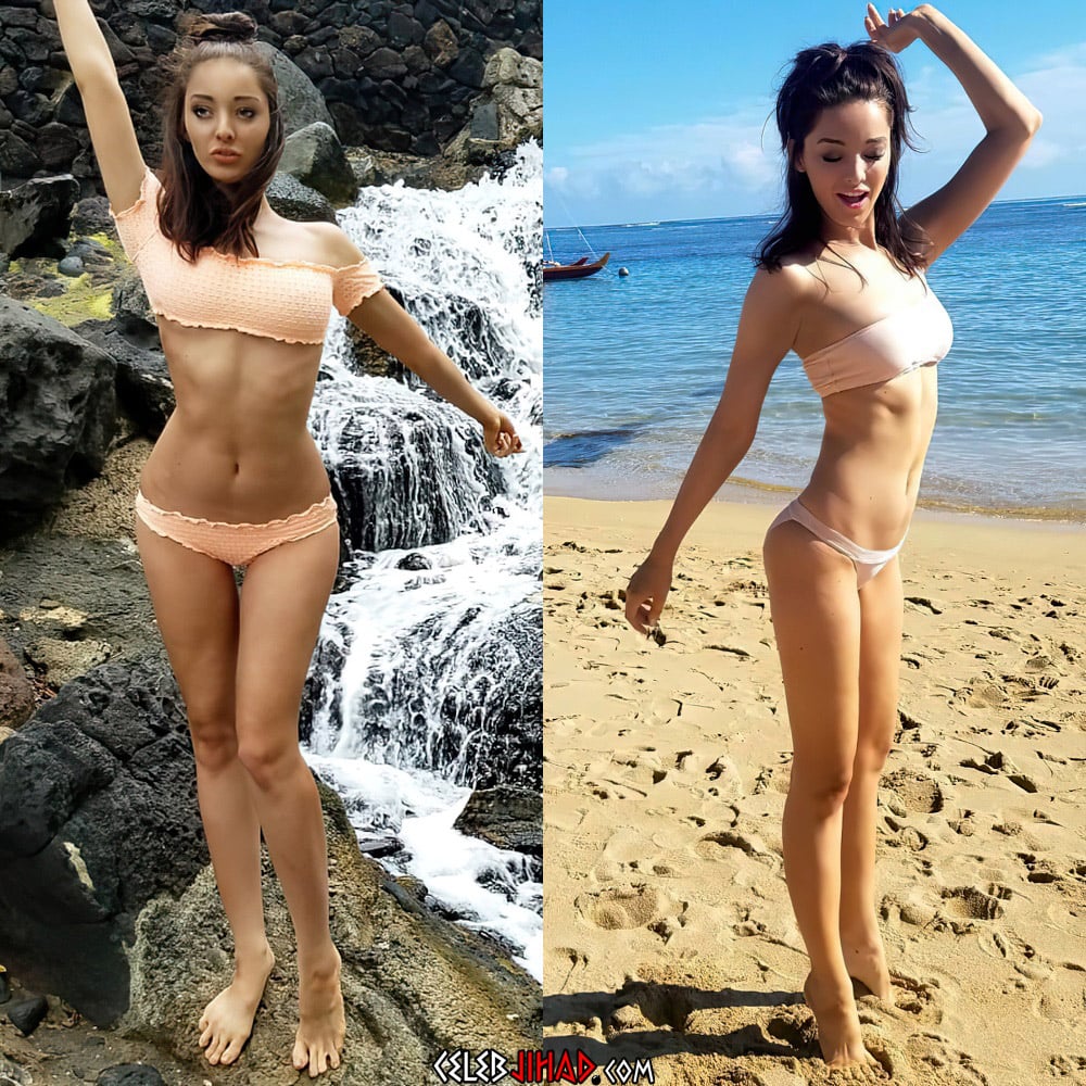 Emma Dumont bikini