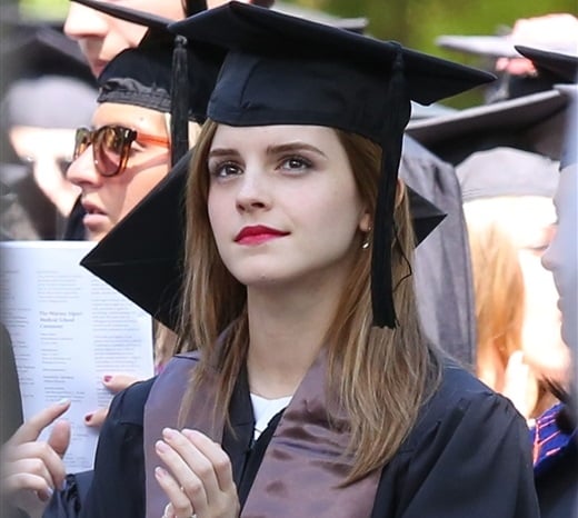 Emma Watson graduation