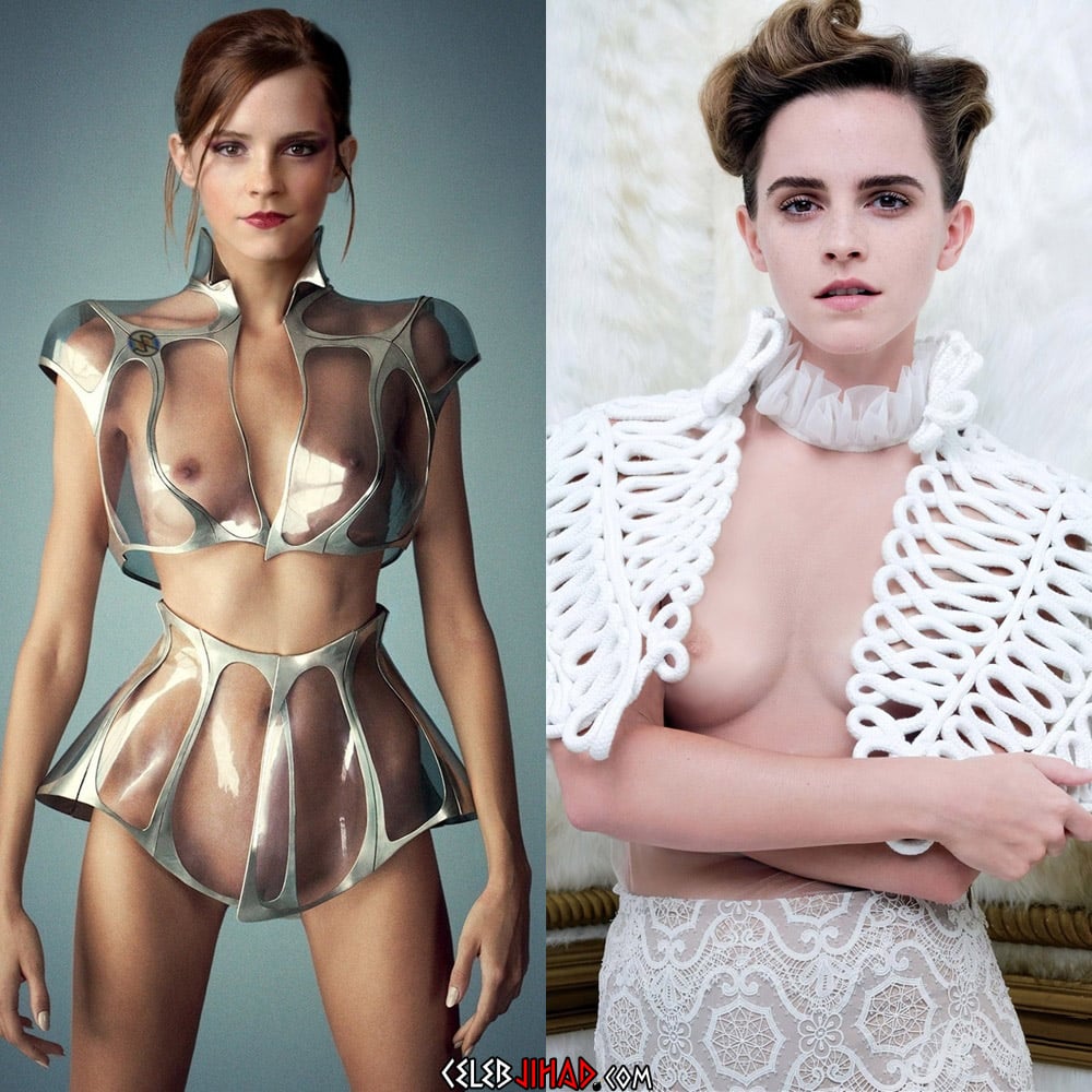 Emma Watson’s Nude Titties For Futuristic Fashion