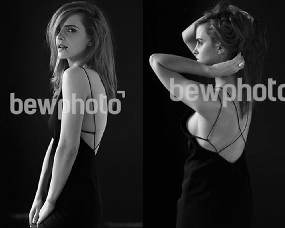 Emma Watson side boob.