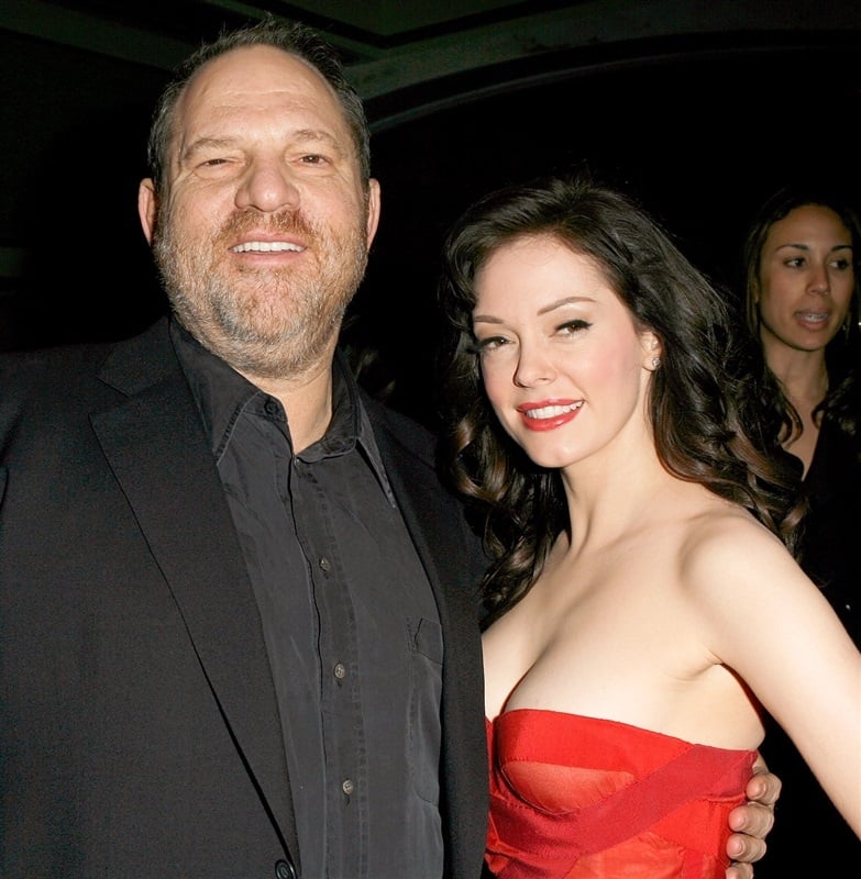 Harvey Weinstein Rose McGowan