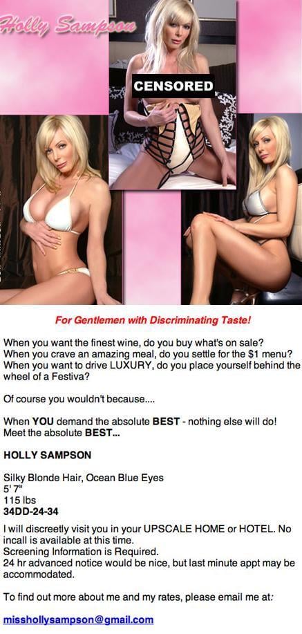 Holly Sampson escort