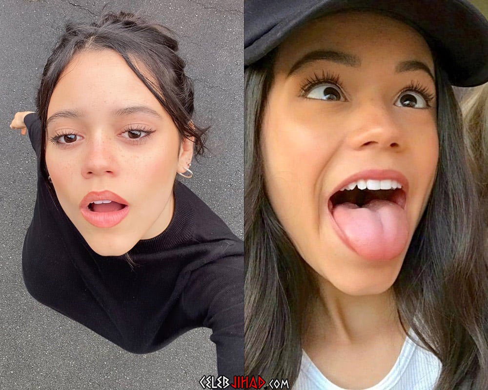 Jenna Ortega tongue