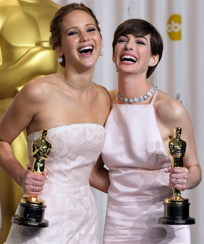 Jennifer Lawrence Anne Hathaway