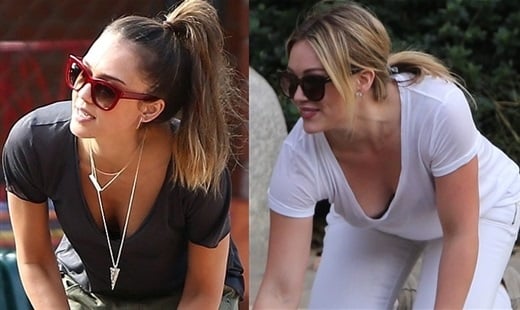 Jessica Alba Hilary Duff