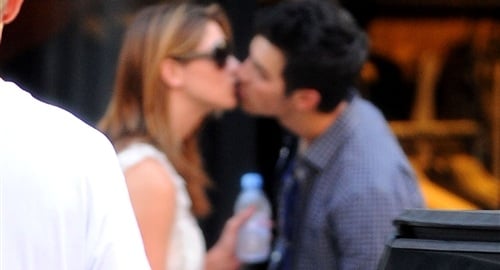 Joe Jonas Ashley Greene Kiss Staged