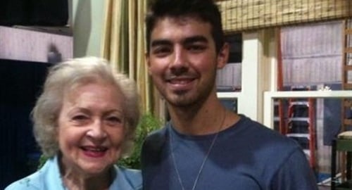 Joe Jonas Betty White