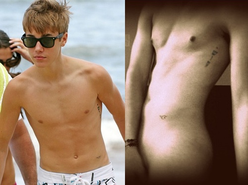Bieber nudes uncensored justin Full