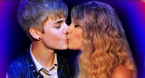 Justin Bieber Taylor Swift kiss