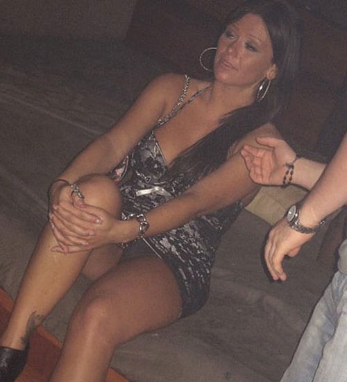 JWoww upskirt