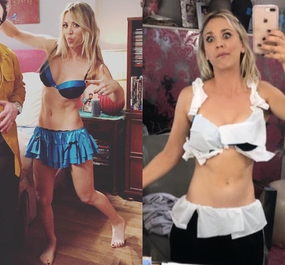 Kaley Cuoco Behind-The-Scenes In Lingerie | The Sex Scene