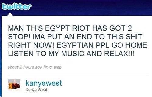 Kanye West Egypt Twitter