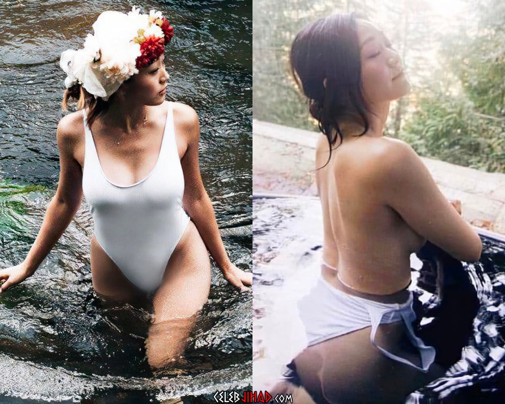 Karen Fukuhara nude side boob