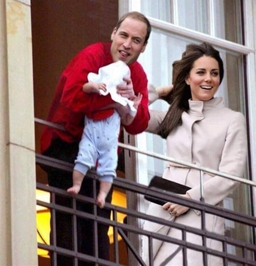 Kate Middleton &amp; Prince William Show Off Their Baby Boy