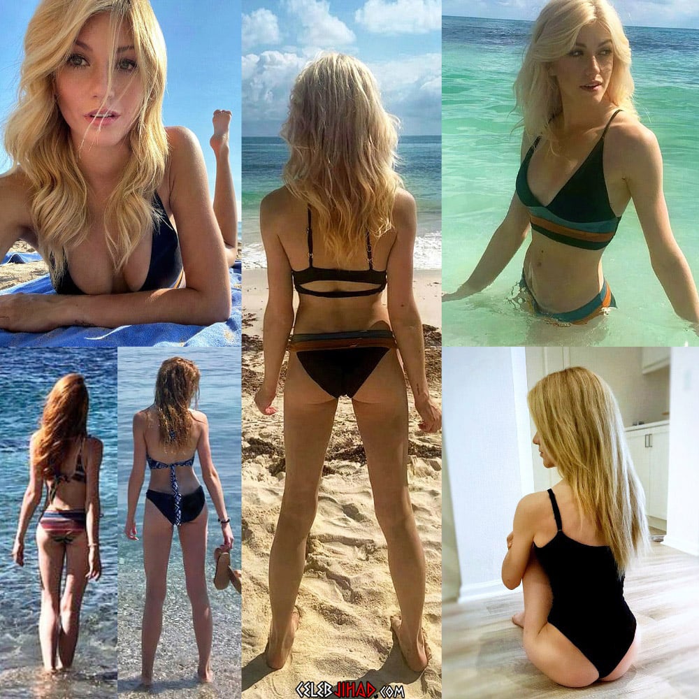 Katherine McNamara sexy bikini.