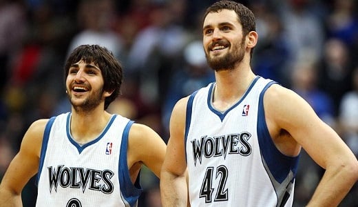 Kevin Love Ricky Rubio