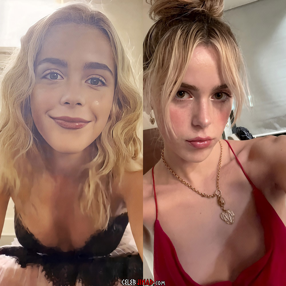 Kiernan Shipka cleavage