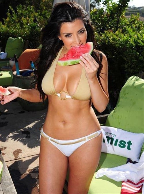 Kim Kardashian watermelon