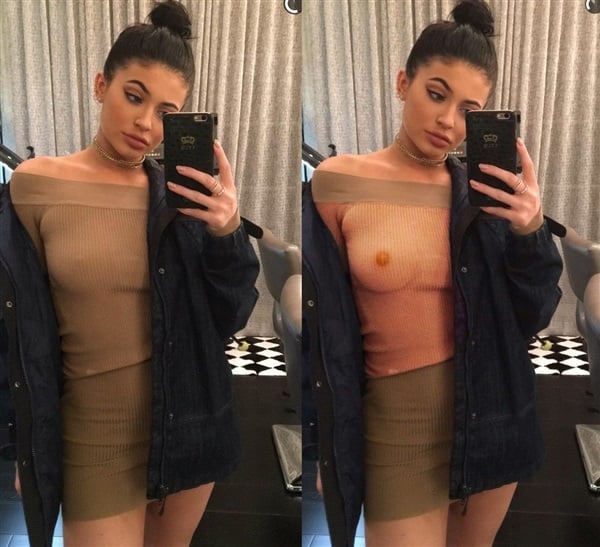 Kylie Jenner nips