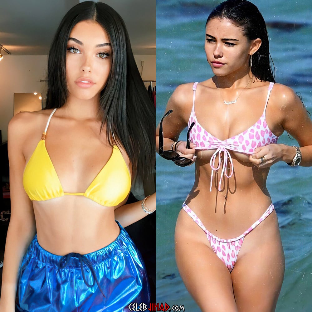 Madison Beer Shows Her Nipples In A See Through Top