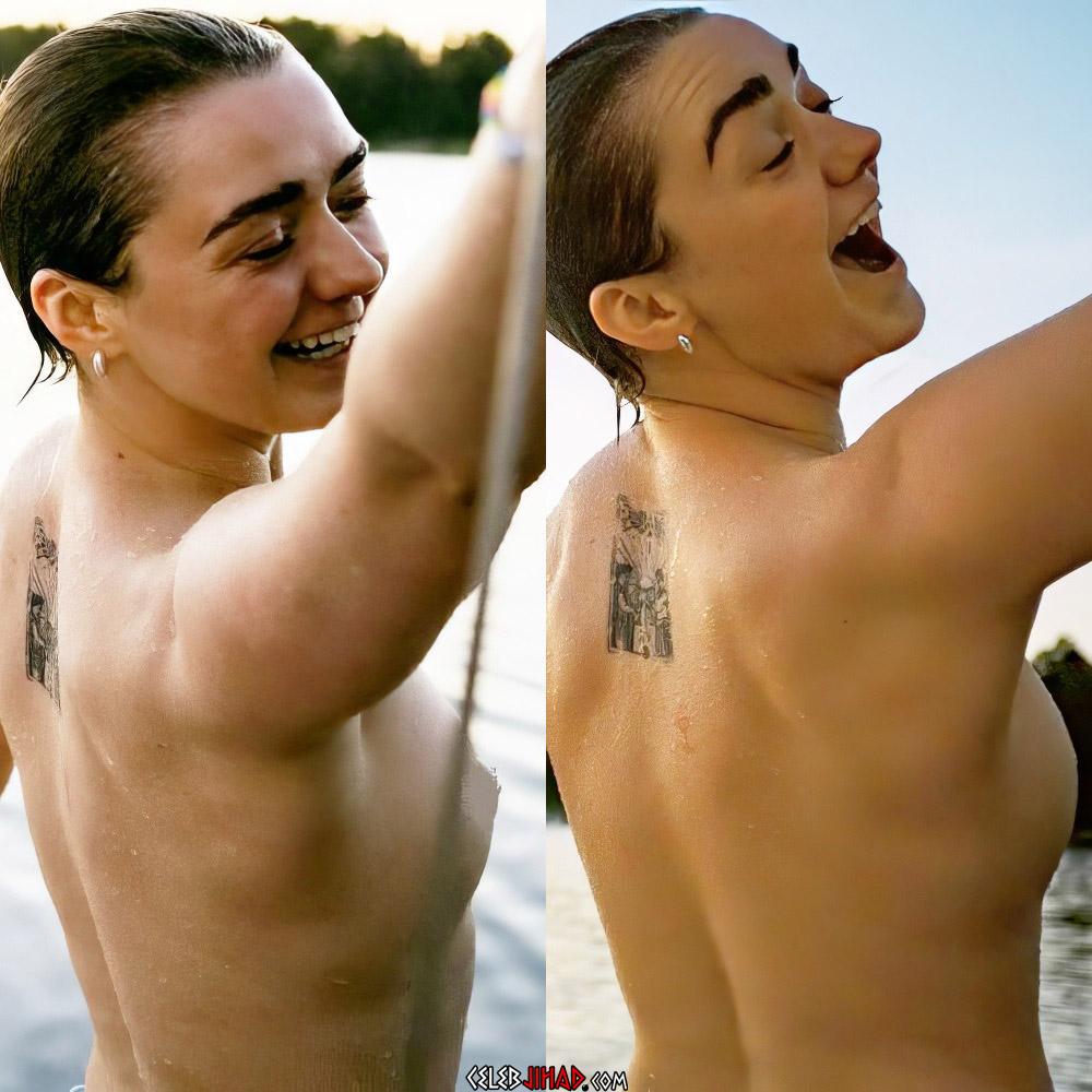 Maisie Williams nude topless