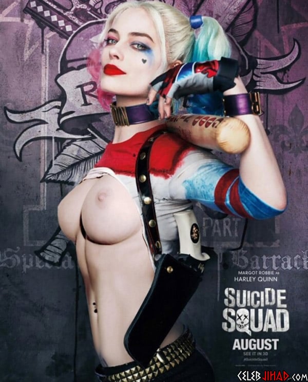 Margot Robbie Naked In “Suicide Squad”