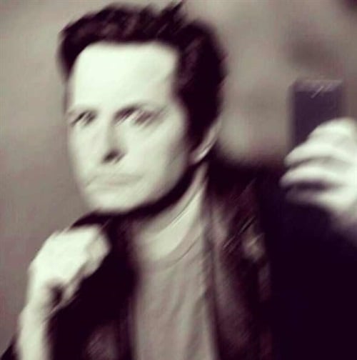 Michael J Fox Takes A Self Shot Pic 