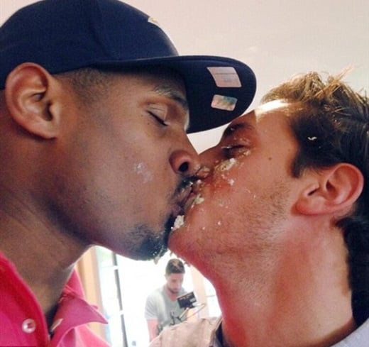 Michael Sam kiss