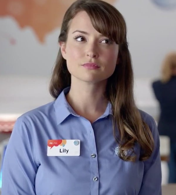 AT&T Spokeswoman Milana Vayntrub Topless.