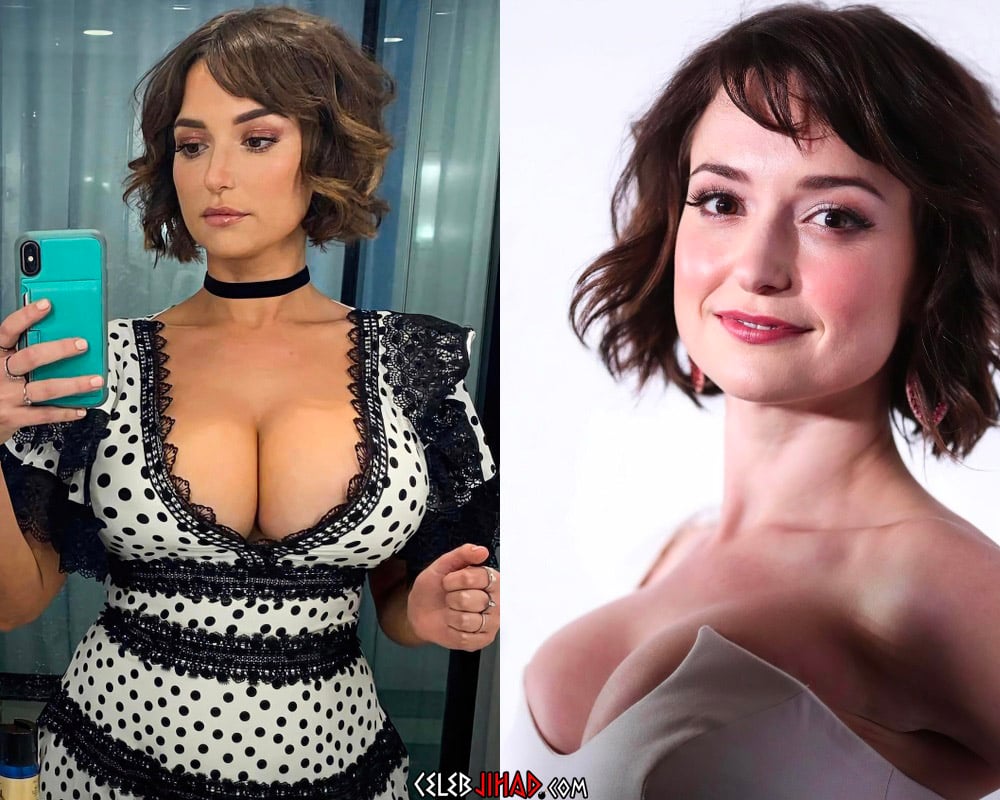 Milana Vayntrub boobs.