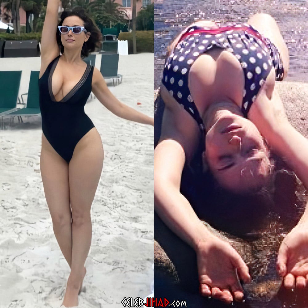 Milana Vayntrub swimsuit