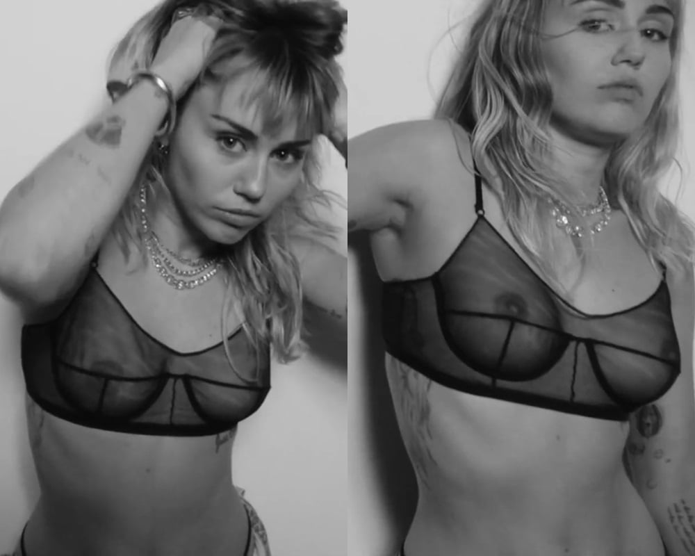 Miley Cyrus nipples tits