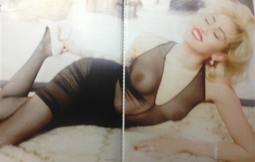 Miley Cyrus topless Vogue