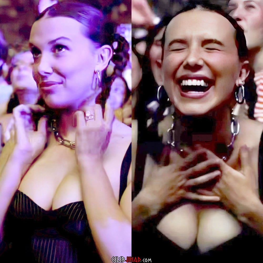 Millie Bobby Brown cleavage