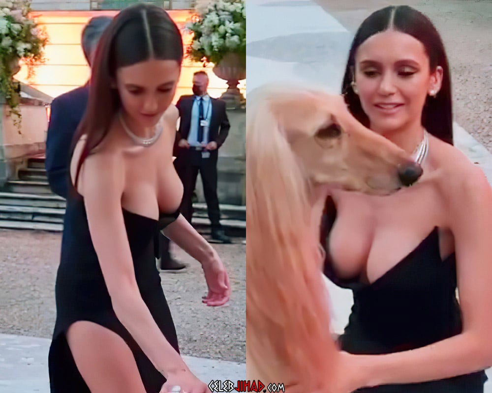 Nina Dobrev Debuts Her New Boobs At Cannes
