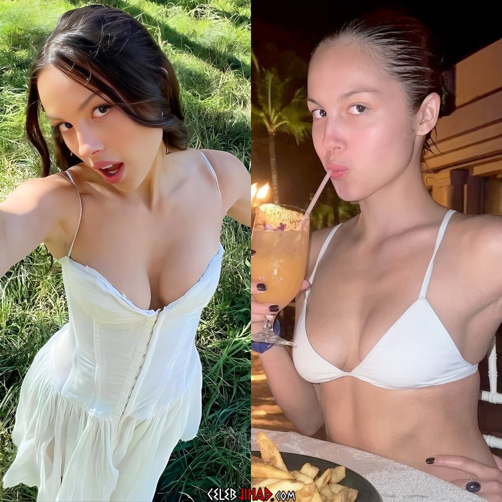 Olivia Rodrigo cleavage boobs