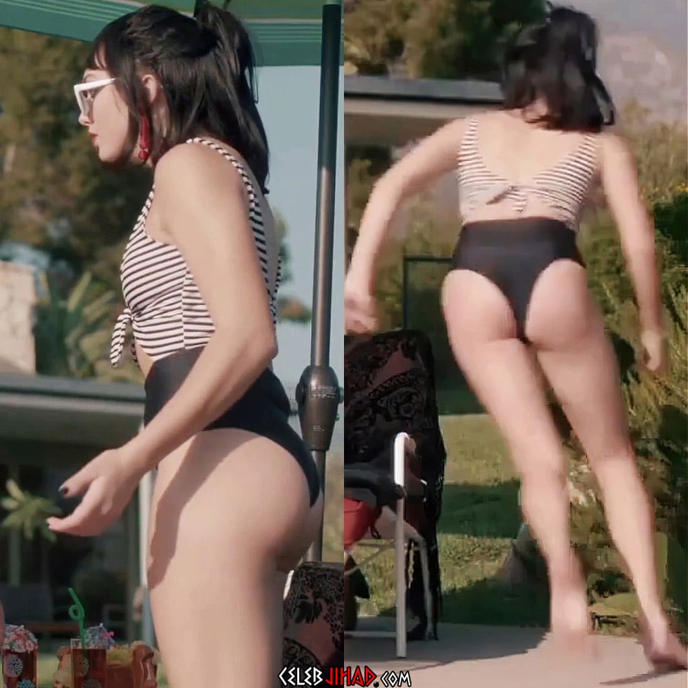 Former Disney star Peyton List shows off her new thick ass cheeks while in ...