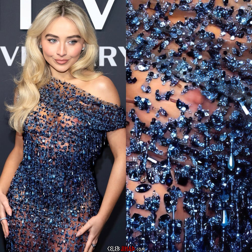 Sabrina Carpenter nude nipple