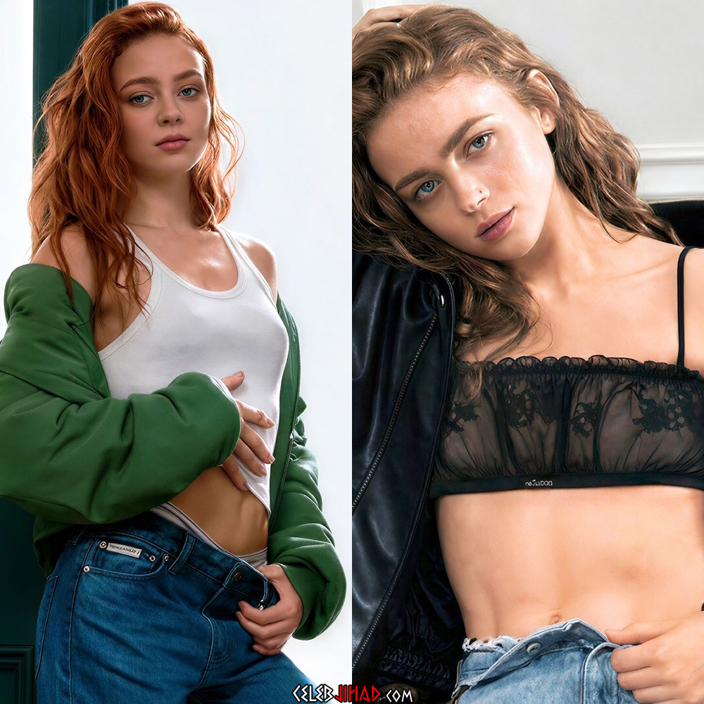 Sadie Sink nips