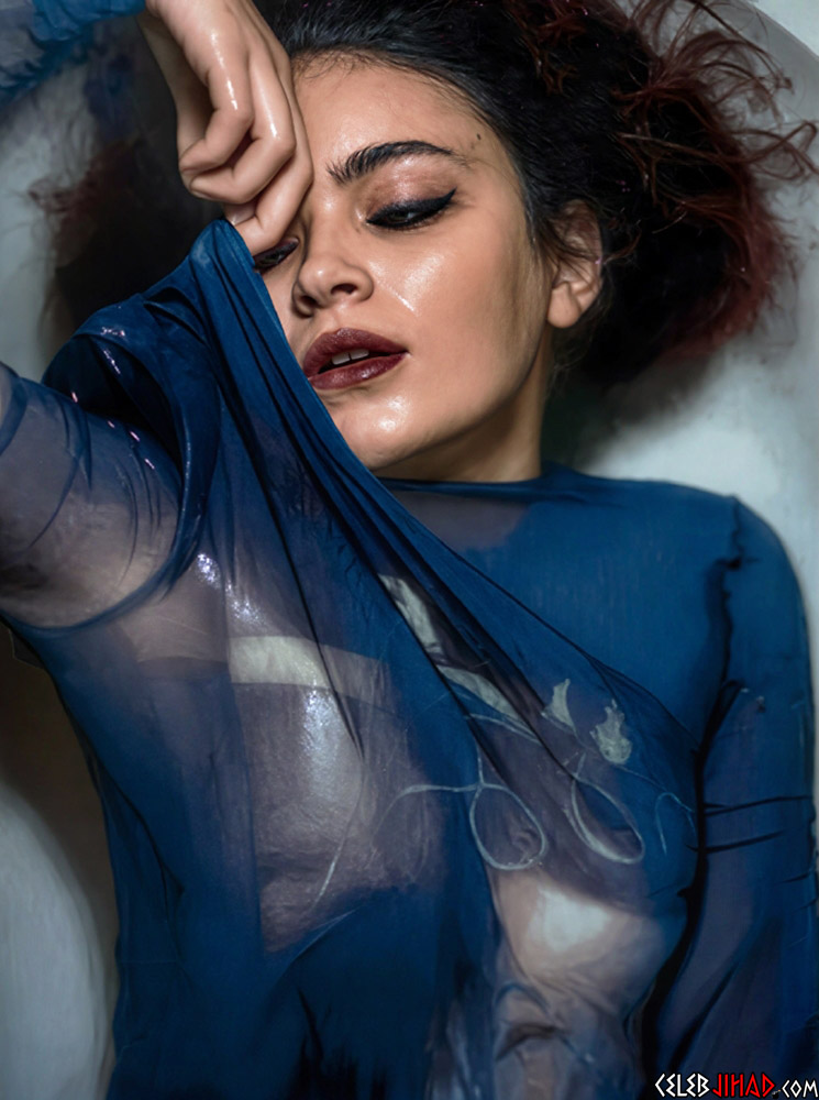 Sadie Sink see through