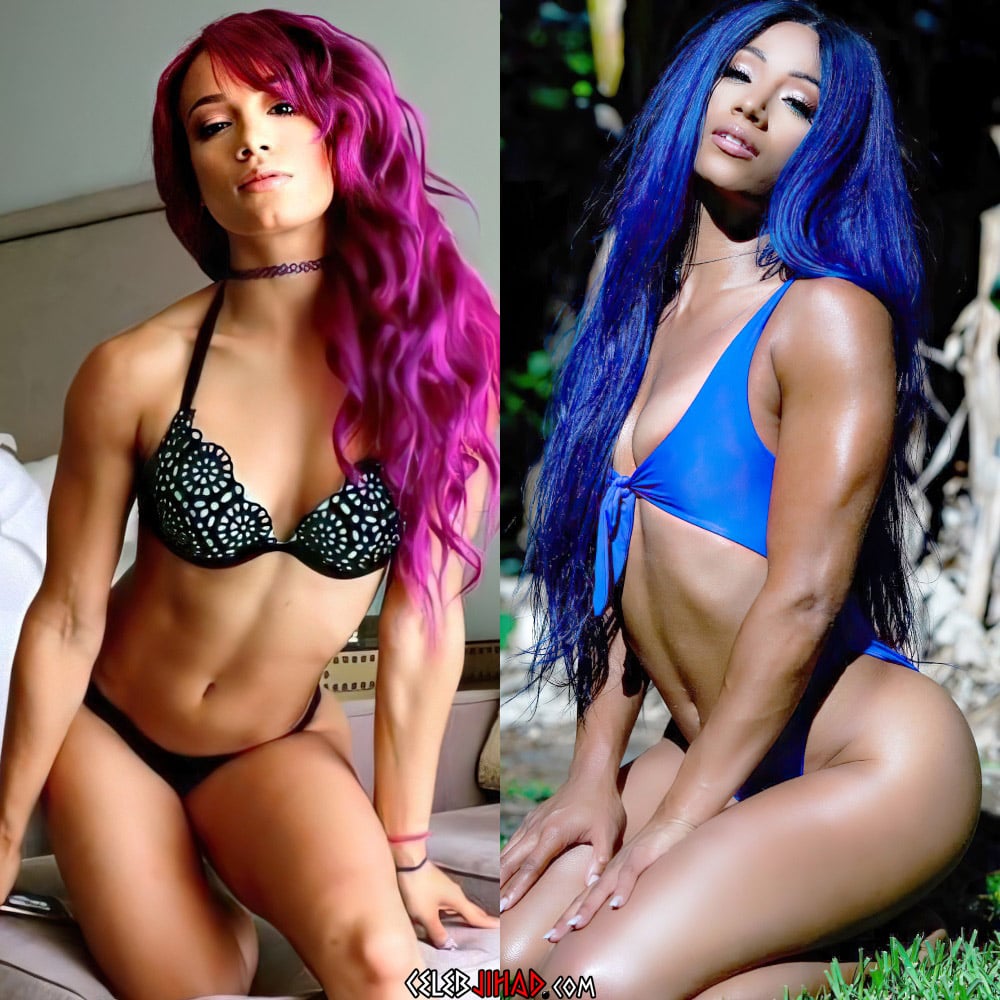 Sasha banks topless