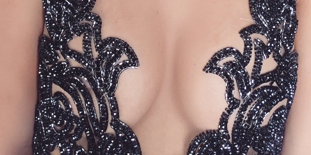 Savannah Chrisley Nipple Slip In A See Thru Dress
