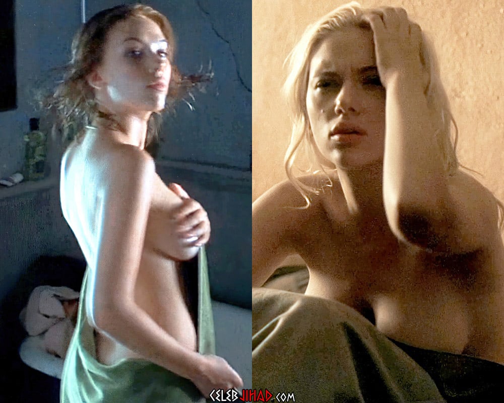 Scarlett Johansson nude topless.