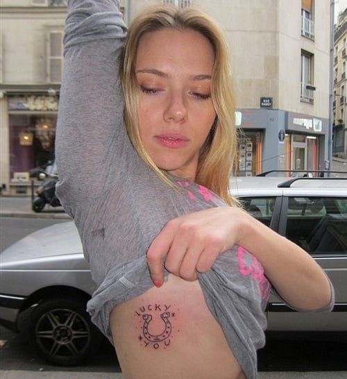 Scarlett Johansson tattoo