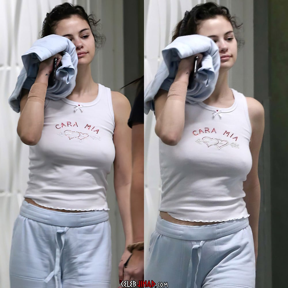 Selena Gomez’s Braless Droopy Tits Continue To Offend